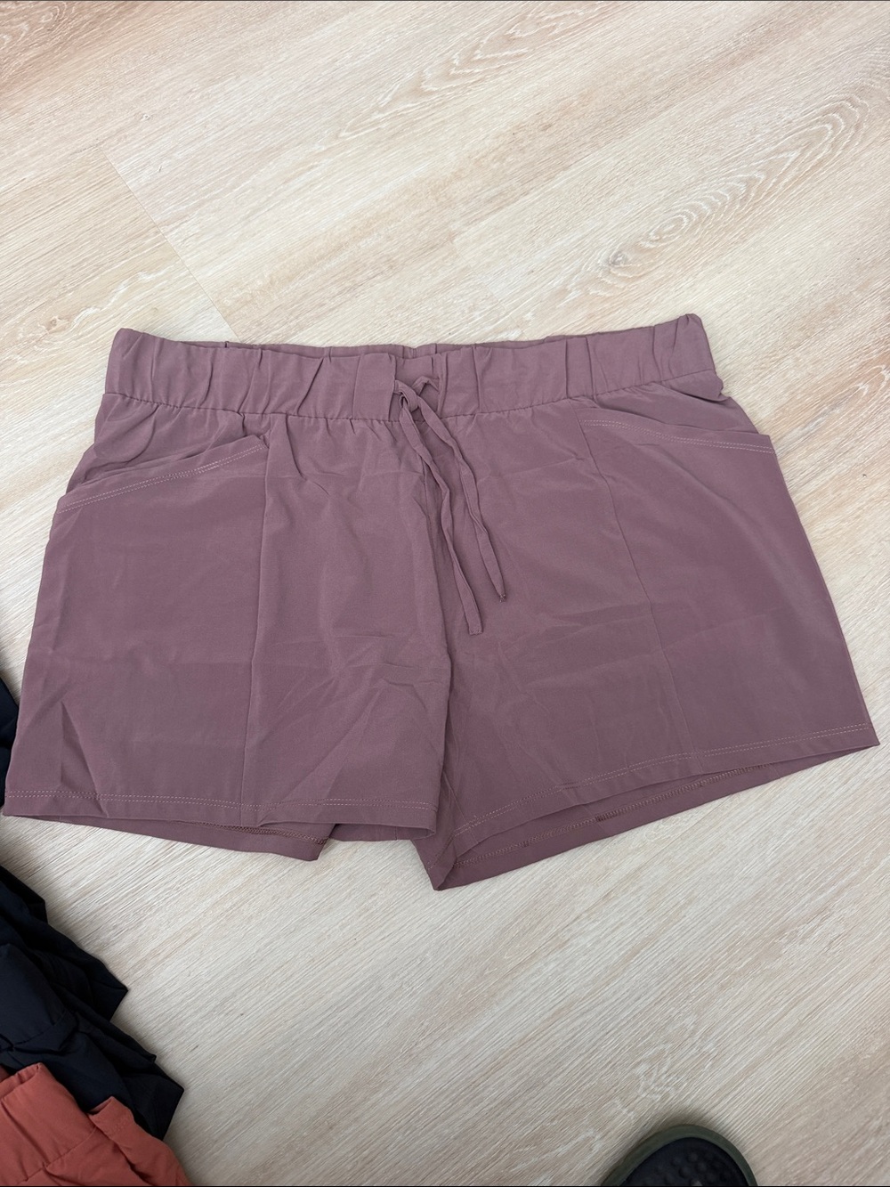 all in motion Women's Athletic Shorts - Olive, Black, Rust, Mauve bundle of 7 - Picture 2 of 3